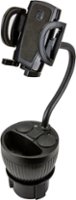 Scosche - PowerHub Cup Holder Mount and Charging Hub Dual USB and Dual 12V - Black - Alt_View_Zoom_1