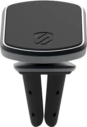 Front. Scosche - MagicMount Elite Magnetic Phone/GPS Vent Mount for Most Cell Phones - Space Gray.