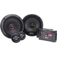 MB Quart - Premium 6-1/2" 2-Way Car Speakers with Aerated Paper Cones (Pair) - Black - Front_Zoom