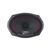 MB Quart - REFERENCE 6" x 9" 2-Way Car Speakers with Craft Pulp Cones (Pair) - Black - Front_Zoom