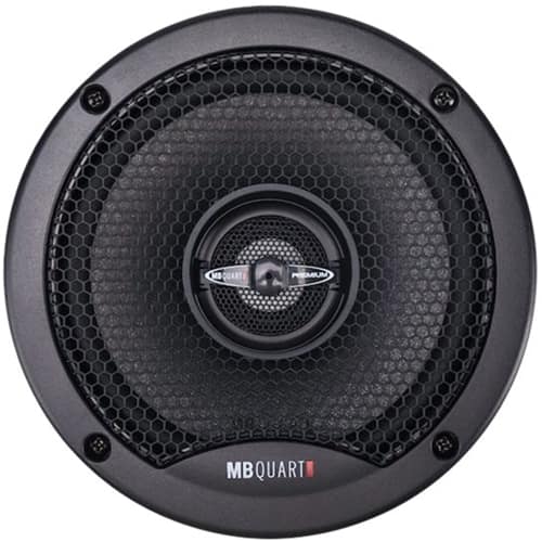 Front. MB Quart - Premium 6-1/2" 2-Way Car Speakers with Aerated Paper Cones (Pair) - Black.