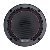 MB Quart - REFERENCE 6-1/2" 2-Way Car Speakers with Craft Pulp Cones (Pair) - Black - Front_Zoom