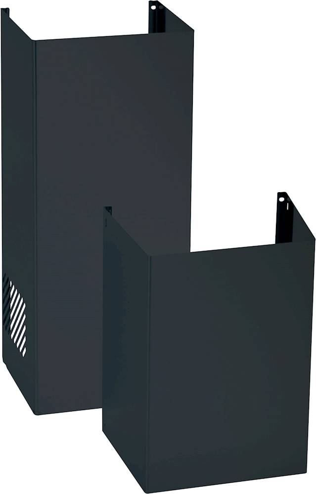 Angle View: GE - 9' Ceiling Duct Cover Kit - Black Slate