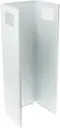 Alt View 11. GE - 10' Duct Cover for Select GE Appliances Vent Hoods - Matte White.