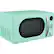 Angle. Galanz - Retro 0.7 Cu. Ft. Microwave - Surf green.