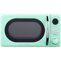 Galanz - Retro 0.7 Cu. Ft. Microwave - Surf green - Front_Zoom