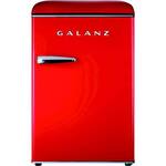 Galanz - Retro 2.5 Cu. Ft. Mini Fridge - Red - Front_Standard