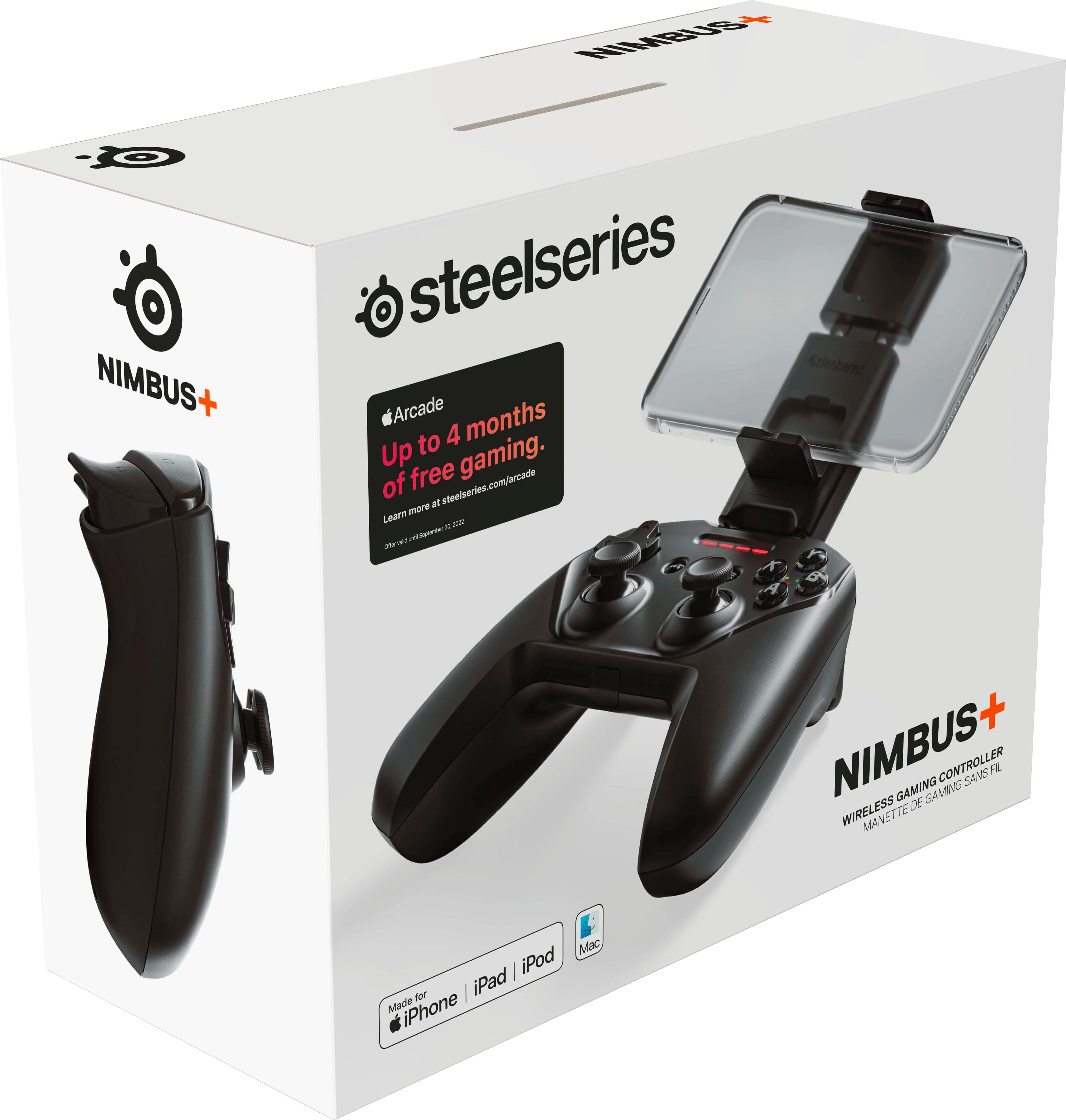 NIMBUS+ GAMING CONTROLLER SANS FL WIRELESS DE MIC iPod for iPad Made iPhone