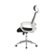 Angle Zoom. Calico Designs - 5-Pointed Star Nylon Frame Executive Chair - Black/Matte White Frame.