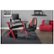 Alt View Zoom 19. SD Gaming - Gaming 5-Pointed Star Polyurethane and Vegan Leather Office Chair - Black/Red/Chrome.