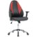 Left Zoom. SD Gaming - Gaming 5-Pointed Star Polyurethane and Vegan Leather Office Chair - Black/Red/Chrome.