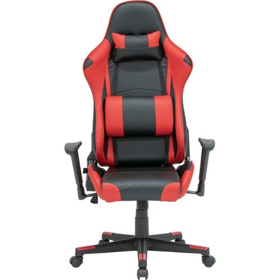 SD Gaming High Back Gaming Chair Black/Red 10660 Best Buy