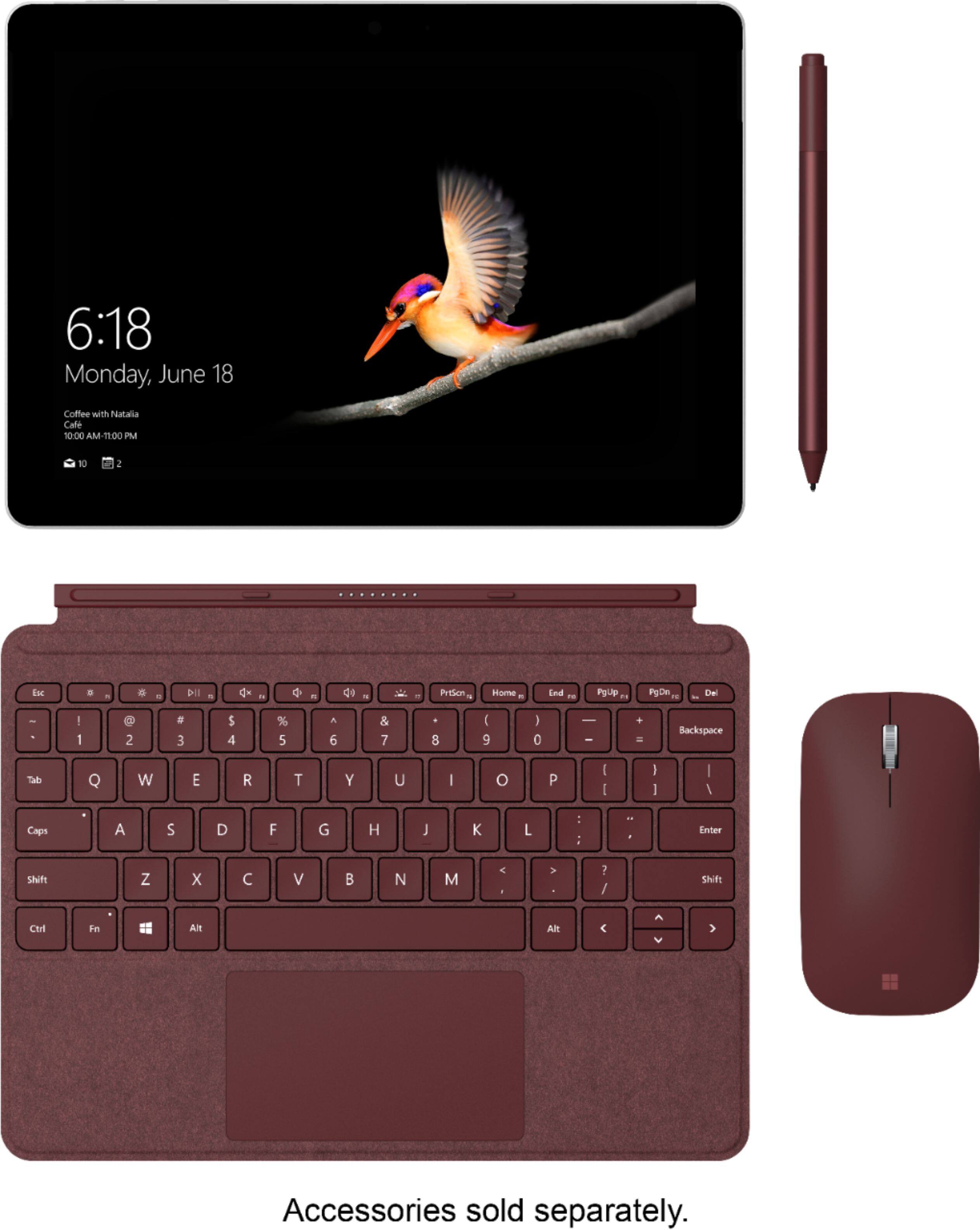 Alt View 13. Microsoft - Geek Squad Certified Refurbished Surface Go - 10" Touch-Screen - Intel Pentium Gold - 4GB Memory - 64GB Storage.
