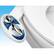 Alt View 11. Luxe - Neo 180 Non-Electric Self-Cleaning Nozzle Universal Fit Bidet Toilet Attachment - Blue/White.