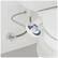 Alt View 18. Luxe - Neo 180 Non-Electric Self-Cleaning Nozzle Universal Fit Bidet Toilet Attachment - Blue/White.