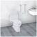 Alt View 19. Luxe - Neo 180 Non-Electric Self-Cleaning Nozzle Universal Fit Bidet Toilet Attachment - Blue/White.