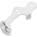 Angle. Luxe - Neo 180 Non-Electric Self-Cleaning Nozzle Universal Fit Bidet Toilet Attachment - White.