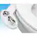 Alt View 11. Luxe - Neo 180 Non-Electric Self-Cleaning Nozzle Universal Fit Bidet Toilet Attachment - White.