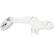 Alt View 17. Luxe - Neo 180 Non-Electric Self-Cleaning Nozzle Universal Fit Bidet Toilet Attachment - White.
