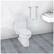 Alt View 13. Luxe - Neo 185 Non-Electric Self-Cleaning Nozzle Universal Attachment Bidet - White.