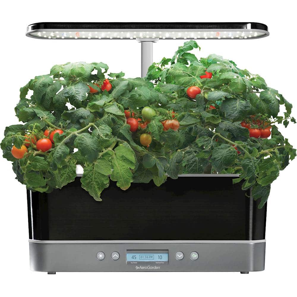 AeroGarden Harvest Elite Slim 6-Pod with Gourmet Herb Seed Pod Kit ...