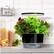 Alt View 13. AeroGarden - Harvest Elite 360 6-Pod with Gourmet Herb Seed Pod Kit - Platinum Stainless.