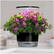 Alt View 14. AeroGarden - Harvest Elite 360 6-Pod with Gourmet Herb Seed Pod Kit - Platinum Stainless.