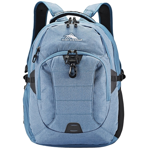 High Sierra - Jarvis Laptop Backpack for 15.6" Laptop - Black/Graphite Blue