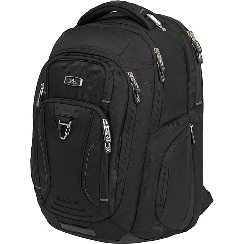 High Sierra - Endeavor Elite Laptop Backpack for 17" Laptop - Black