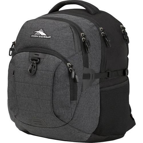 High Sierra - Notebook Carrying Backpack - Black-Front_Standard 