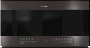 Haier - 1.6 Cu. Ft. Over-the-Range Microwave with Sensor Cooking and Built-In Wi-Fi - Black Stainless Steel - Front_Zoom