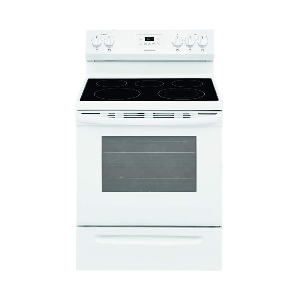 Frigidaire - 5.3 Cu. Ft. Freestanding Electric Range - White