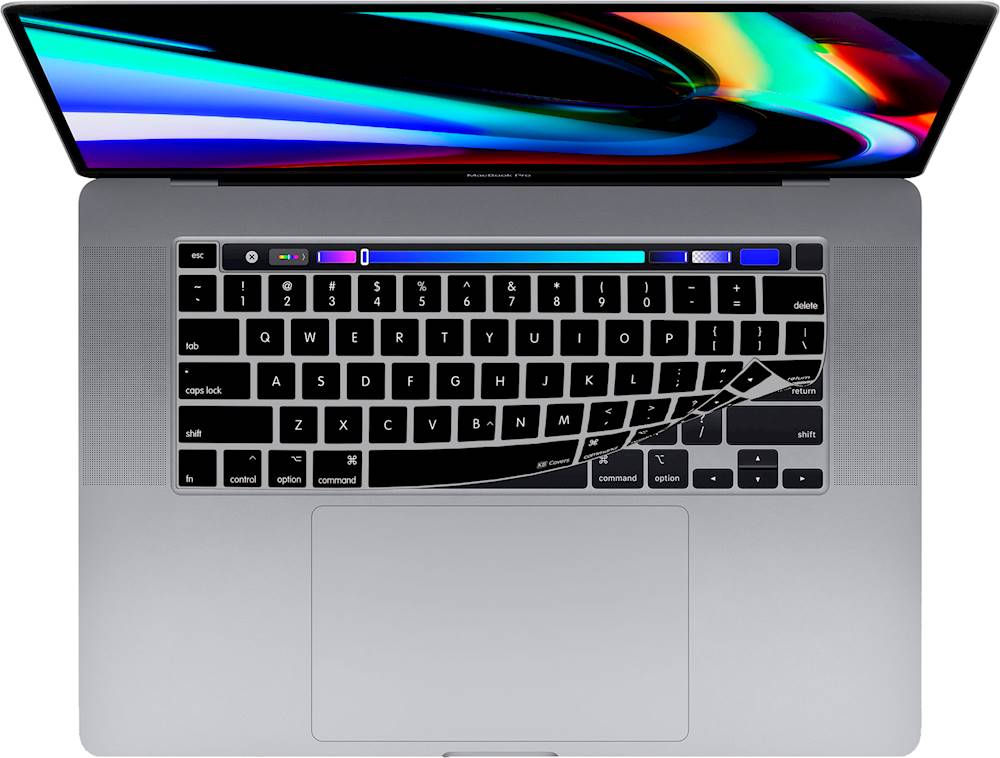 COOSKIN Ultra Thin Keyboard Cover Skin for New MacBook Pro 16 inch 2019 Release with Touch Bar and Touch ID A2141 Keyboard Protector 