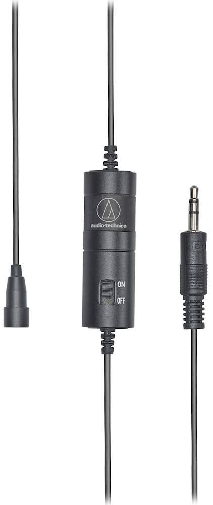 Alt View 11. Audio-Technica - Audio Technica ATR3350xis Wired Omni Lavalier Mic - Black.