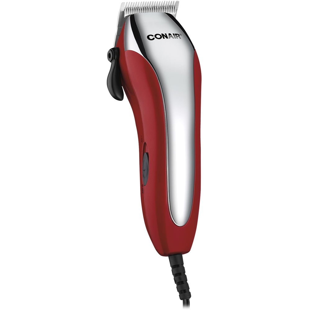 Left View: Conair Corded/Cordless Rechargeable 22-piece Home Haircut Kit Hc318rvw