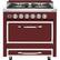Front. Viking - Tuscany 3.8 Cu. Ft. Freestanding Dual Fuel True Convection Range - Reduction Red.