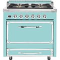 Viking - Tuscany 3.8 Cu. Ft. Freestanding Dual Fuel True Convection Range - Bywater Blue