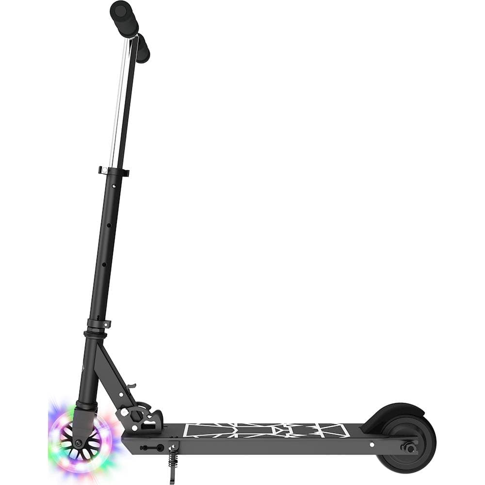 Alt View 14. Swagtron - Metro Foldable Electric Scooter w/8 mi Max Operating Range & 7.5 mph Max Speed - Gray/Black.