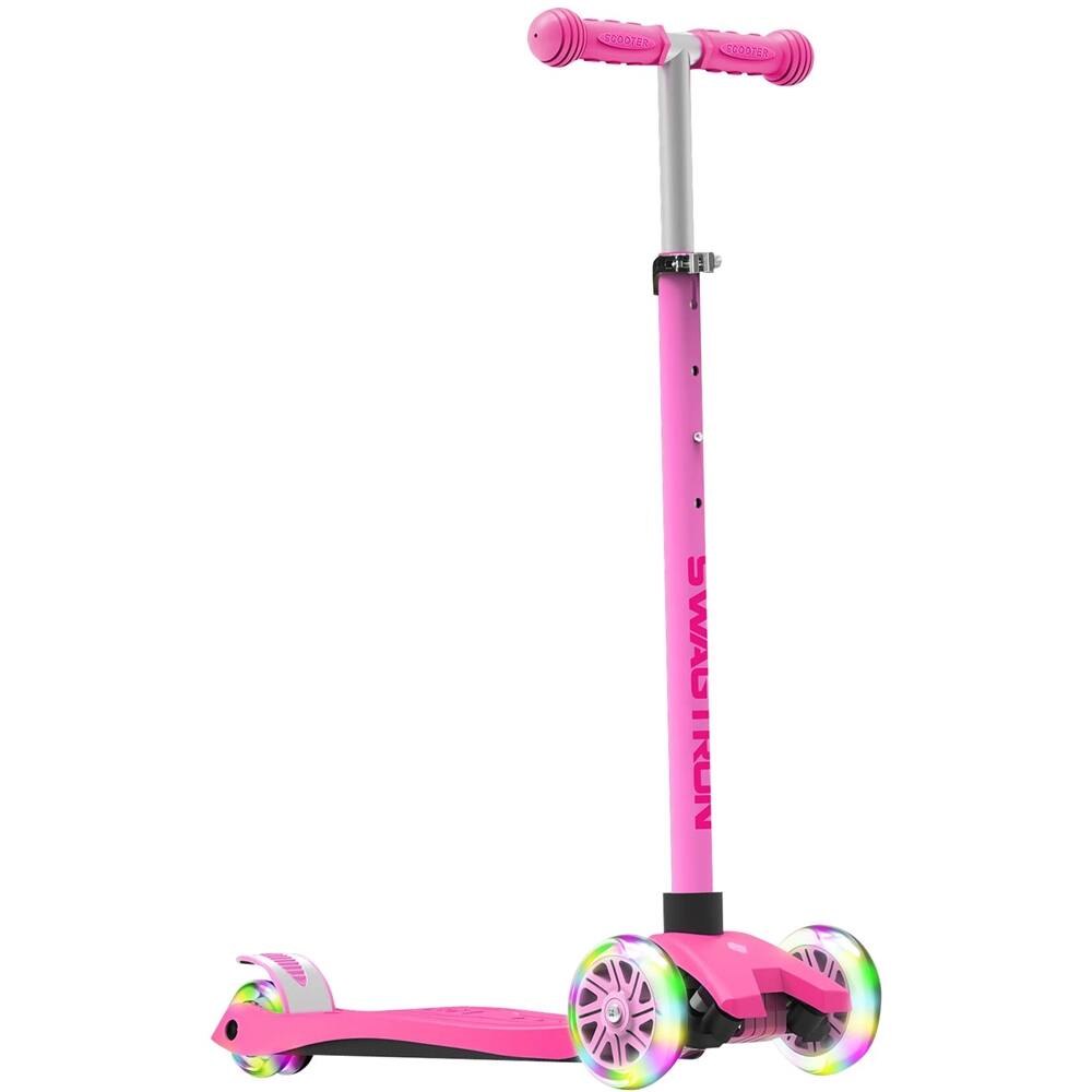 Front. Swagtron - Kick Scooter - Pink.