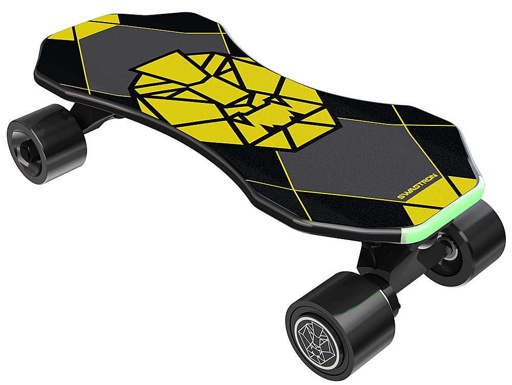 Swagtron - Swagskate Electric Skateboard w/ 6 mi Max Operating Range & 9.3 mph Max Speed - Black