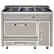 Front. Viking - Tuscany 6.2 Cu. Ft. Freestanding Double Oven Dual Fuel True Convection Range - Pacific Gray.
