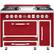 Front. Viking - Tuscany 6.2 Cu. Ft. Freestanding Double Oven Dual Fuel True Convection Range - San Marzano Red.