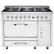 Front. Viking - Tuscany 6.2 Cu. Ft. Freestanding Double Oven Dual Fuel True Convection Range - Frost White.