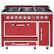 Front. Viking - Tuscany 6.2 Cu. Ft. Freestanding Double Oven Dual Fuel True Convection Range - San Marzano Red.
