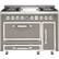 Front. Viking - Tuscany 6.2 Cu. Ft. Freestanding Double Oven Dual Fuel True Convection Range - Pacific Gray.