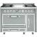 Front. Viking - Tuscany 6.2 Cu. Ft. Freestanding Double Oven Dual Fuel True Convection Range - Artic Gray.