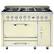 Front. Viking - Tuscany 6.2 Cu. Ft. Freestanding Double Oven Dual Fuel True Convection Range - Vanilla Cream.