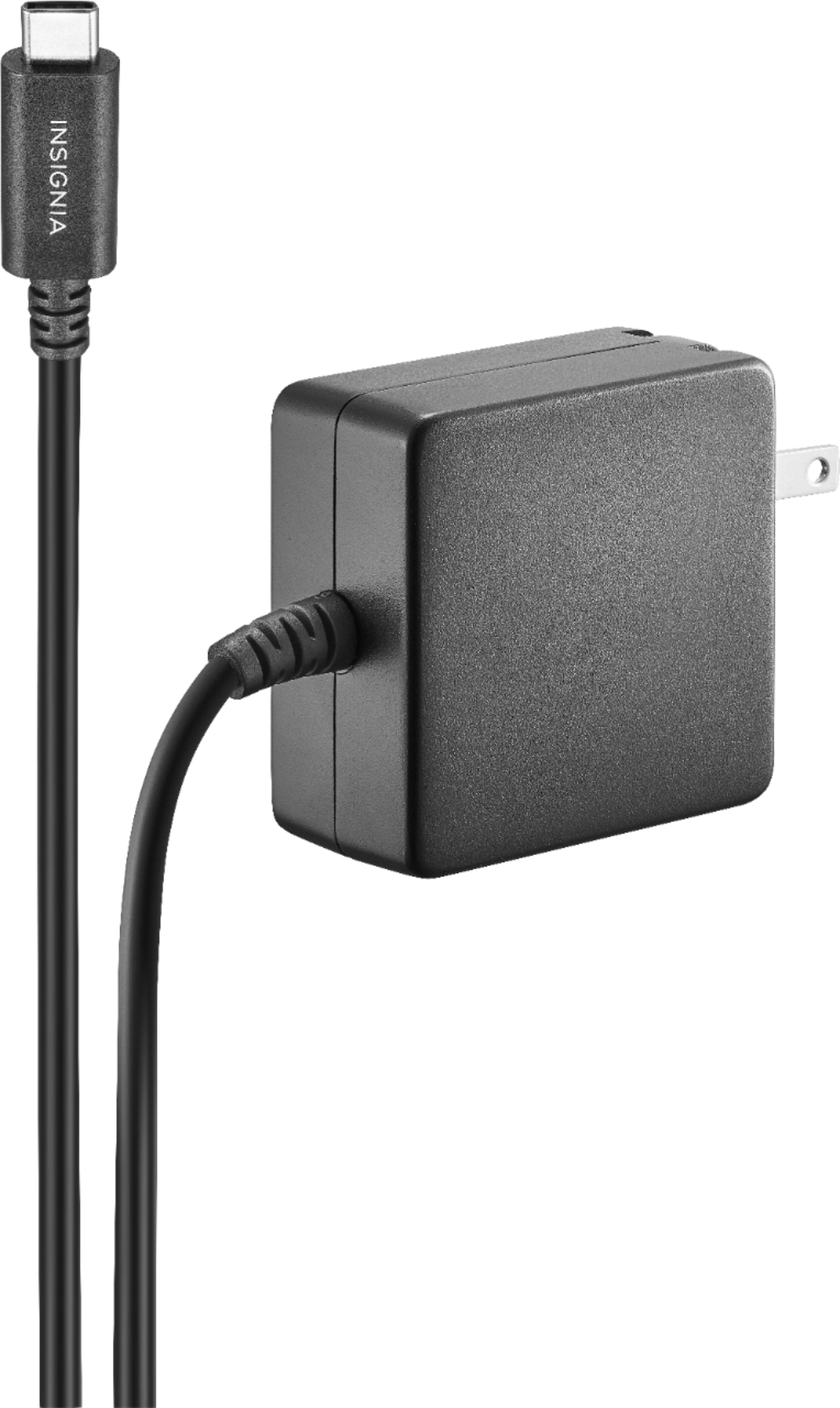 Insignia™ 45 W 8 ft. USB-C Wall Charger Black NS-PAC45CY1 - Best Buy