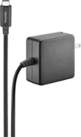 Insignia™ - 45 W 8 ft. USB-C Wall Charger - Black - Front_Zoom