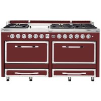 Viking - Tuscany 7.6 Cu. Ft. Freestanding Double Oven Dual Fuel True Convection Range - Reduction Red - Front_Zoom